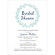 Lagoon Bridal Shower Wreath Invitations Image 4 of 5